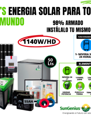 KIT NEVERA 50LT SOLAR