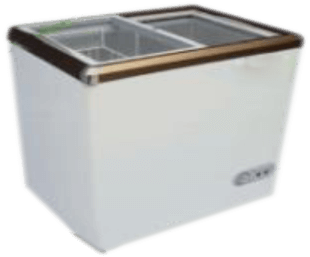 CONGELADOR 240 LTS SOLAR TAPA DE VIDRIO-HELADOS 12/24V