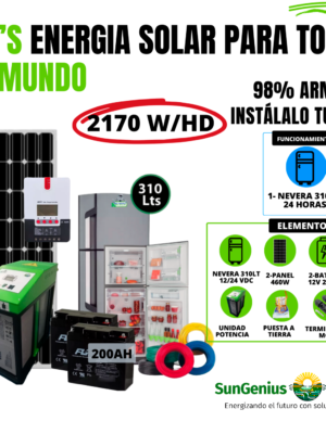 KIT NEVERA 310LTS SOLAR 12/24 VDC